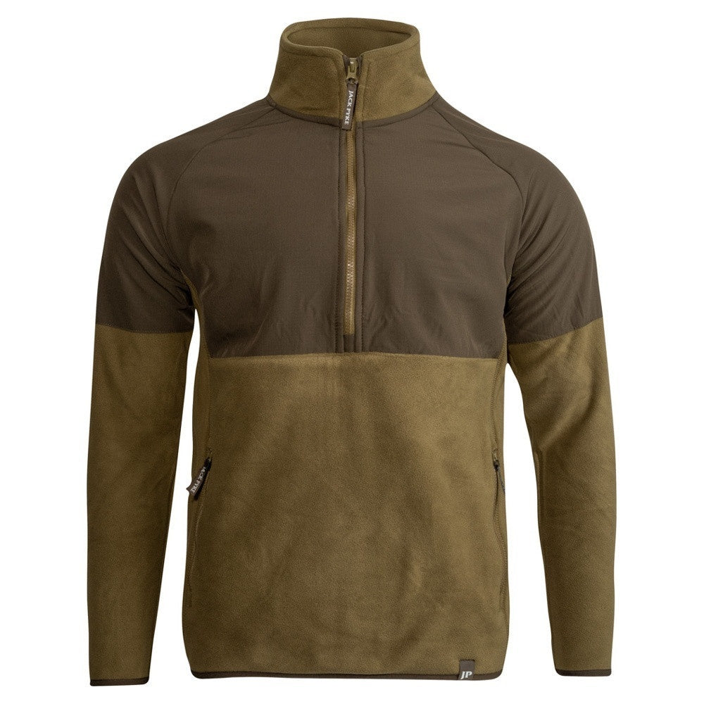 Bluză Fleece Jack Pyke Bleasdale Cu Semi-Fermoar – Muștar Închis - Îmbrăcăminte vânătoare - imagine produs Jack Pyke ProTEREN
