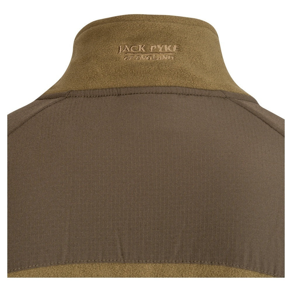 Bluză Fleece Jack Pyke Bleasdale Cu Semi-Fermoar – Muștar Închis - Îmbrăcăminte vânătoare - imagine 5 Jack Pyke ProTEREN
