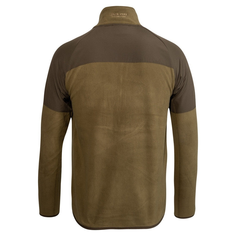Bluză Fleece Jack Pyke Bleasdale Cu Semi-Fermoar – Muștar Închis - Îmbrăcăminte vânătoare - imagine 6 Jack Pyke ProTEREN