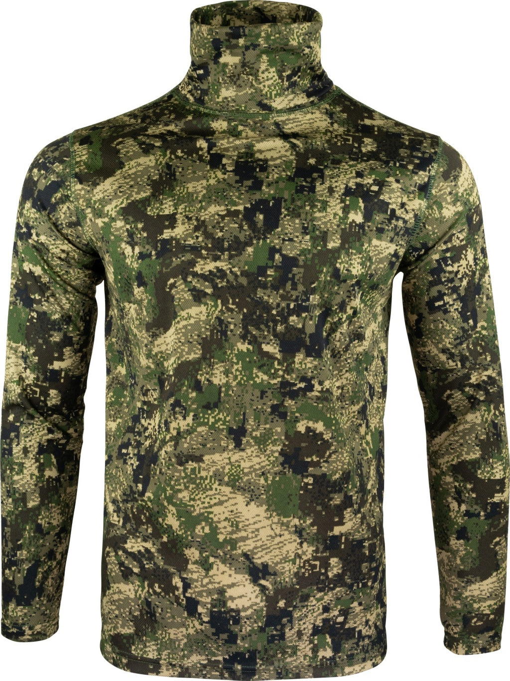 Bluză Tehnică Jack Pyke Roll Neck Digicam – Camuflaj, Respirabilă Și Elastică - Îmbrăcăminte vânătoare - imagine produs Jack 