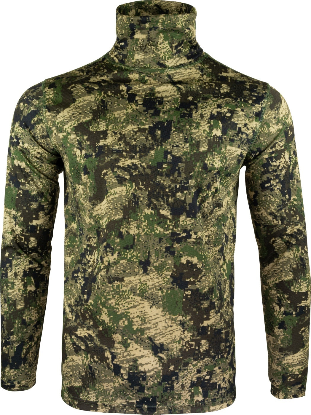 Bluză Tehnică Jack Pyke Roll Neck Digicam – Camuflaj, Respirabilă Și Elastică - Îmbrăcăminte vânătoare - imagine produs Jack 