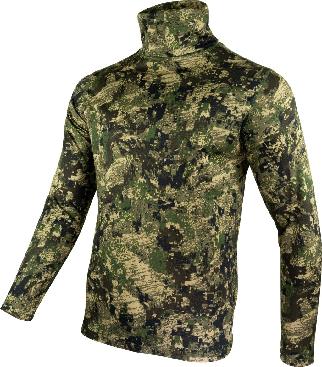Bluză Tehnică Jack Pyke Roll Neck Digicam – Camuflaj, Respirabilă Și Elastică - Îmbrăcăminte vânătoare - imagine 3 Jack Pyke 
