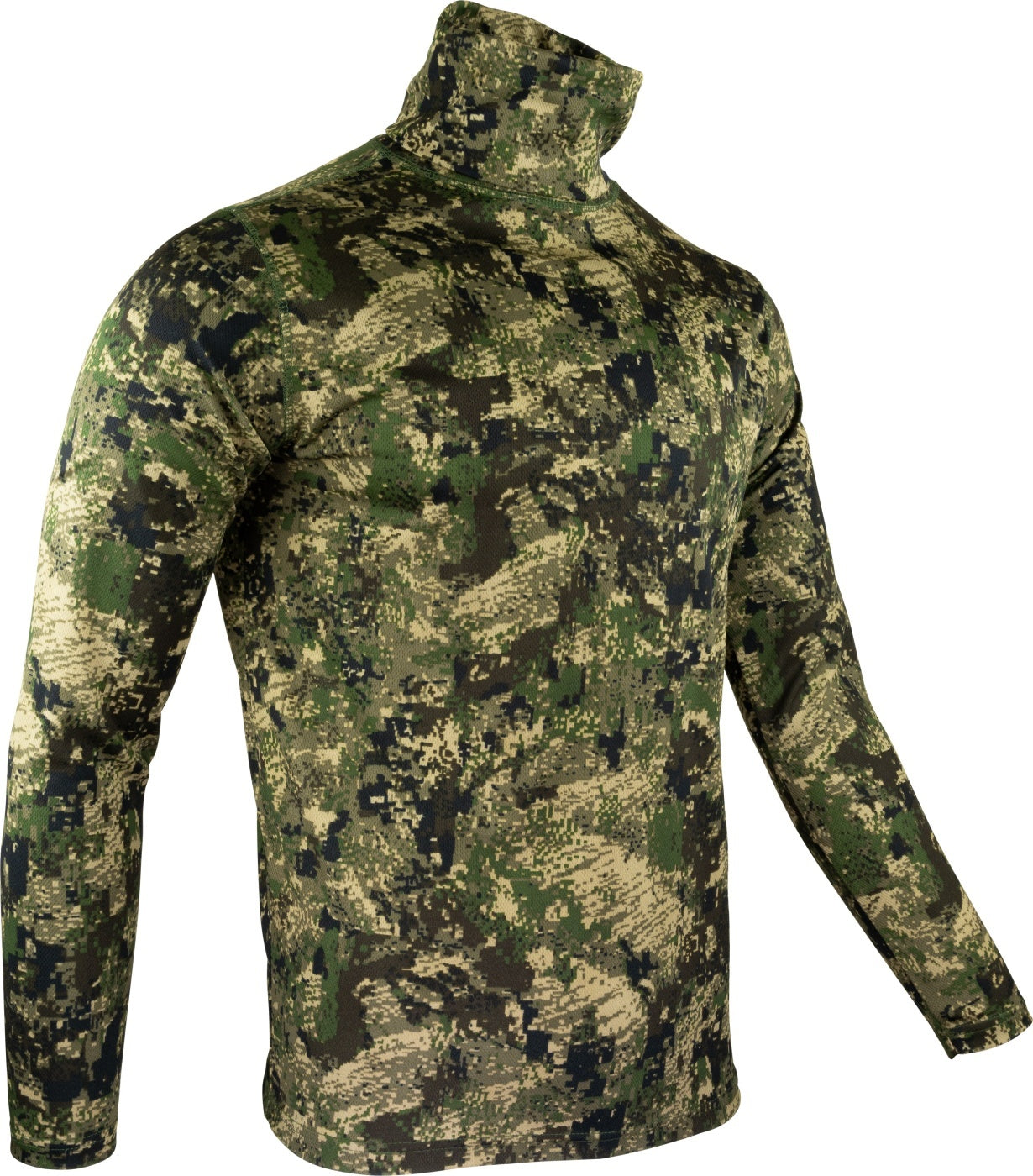 Bluză Tehnică Jack Pyke Roll Neck Digicam – Camuflaj, Respirabilă Și Elastică - Îmbrăcăminte vânătoare - imagine 4 Jack Pyke 