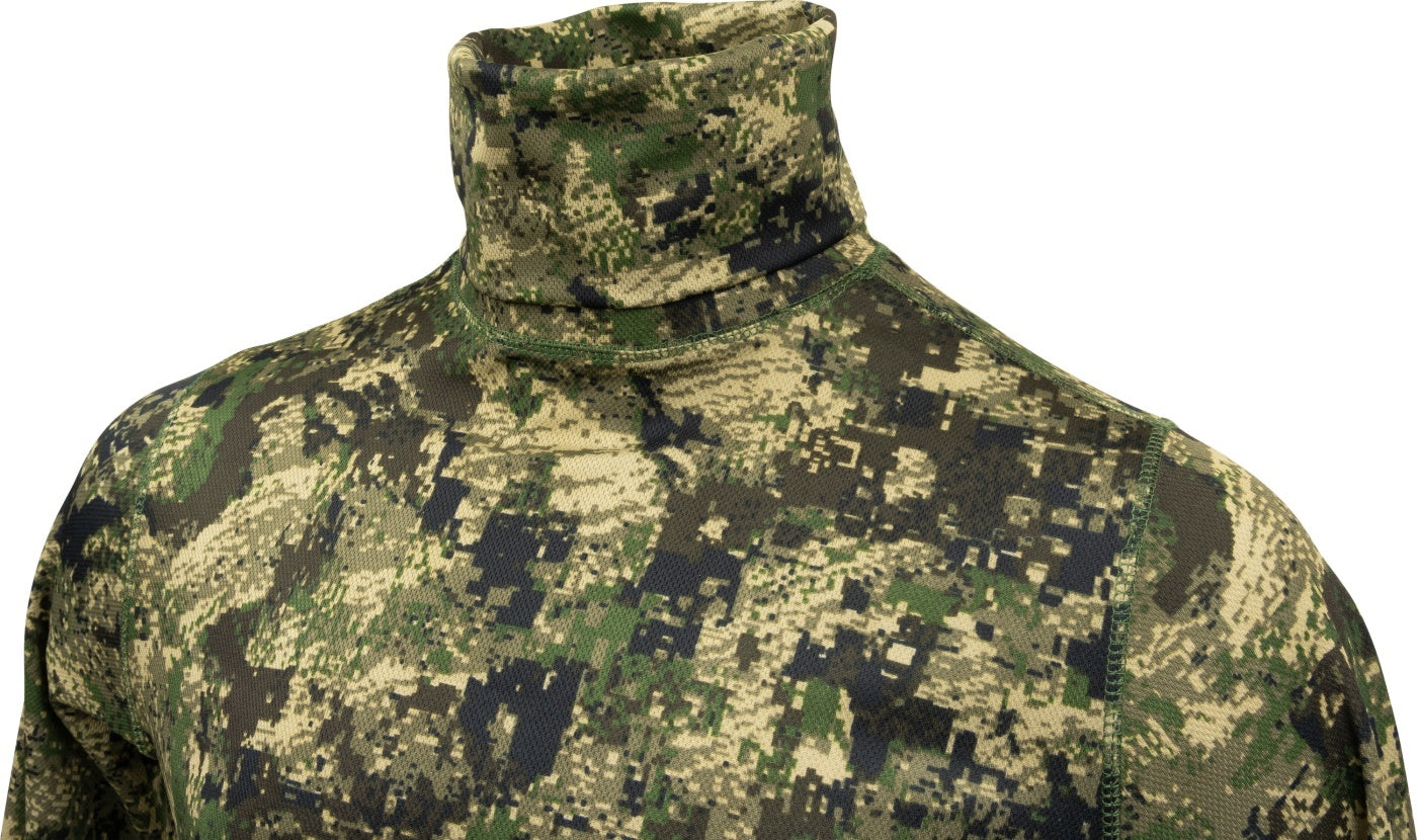 Bluză Tehnică Jack Pyke Roll Neck Digicam – Camuflaj, Respirabilă Și Elastică - Îmbrăcăminte vânătoare - imagine 5 Jack Pyke 