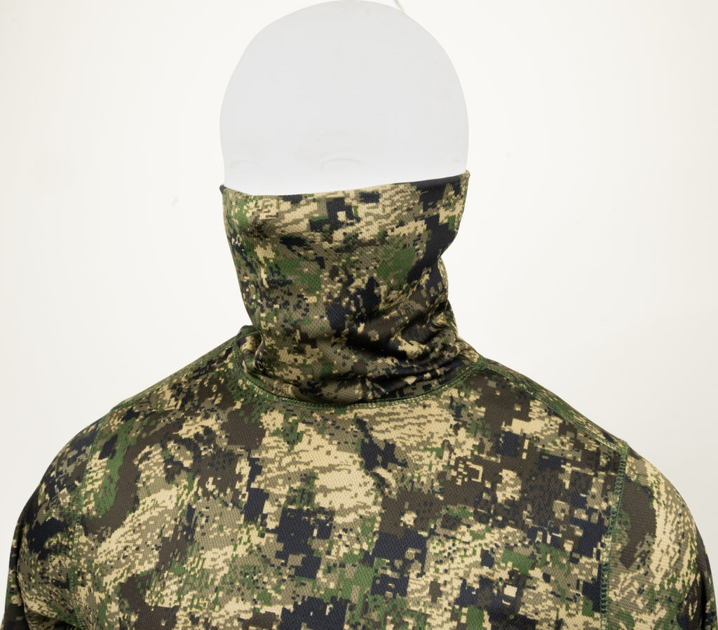 Bluză Tehnică Jack Pyke Roll Neck Digicam – Camuflaj, Respirabilă Și Elastică - Îmbrăcăminte vânătoare - imagine 6 Jack Pyke 