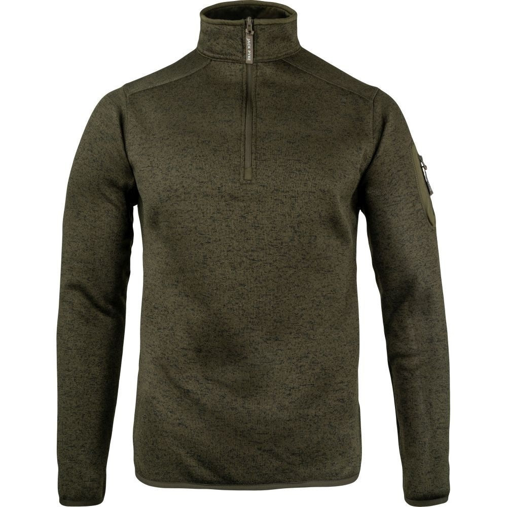 Bluza Tricot Fleece Jack Pyke Melange Quarter Zip - Îmbrăcăminte vânătoare - imagine produs Jack Pyke ProTEREN