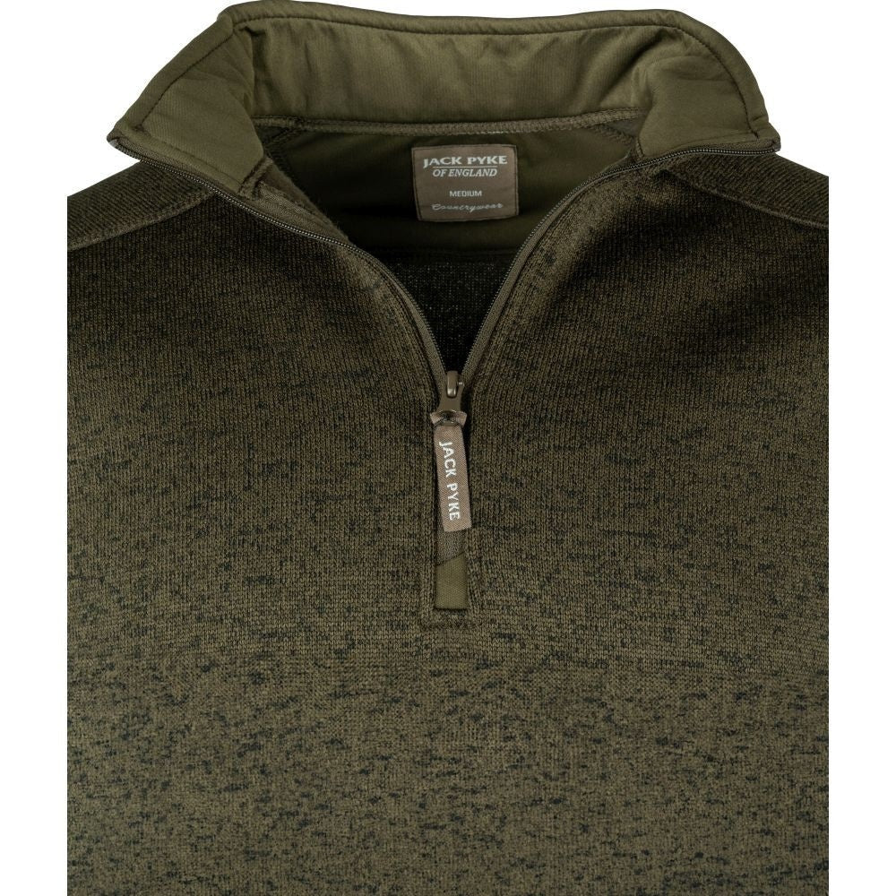 Bluza Tricot Fleece Jack Pyke Melange Quarter Zip - Îmbrăcăminte vânătoare - imagine 2 Jack Pyke ProTEREN