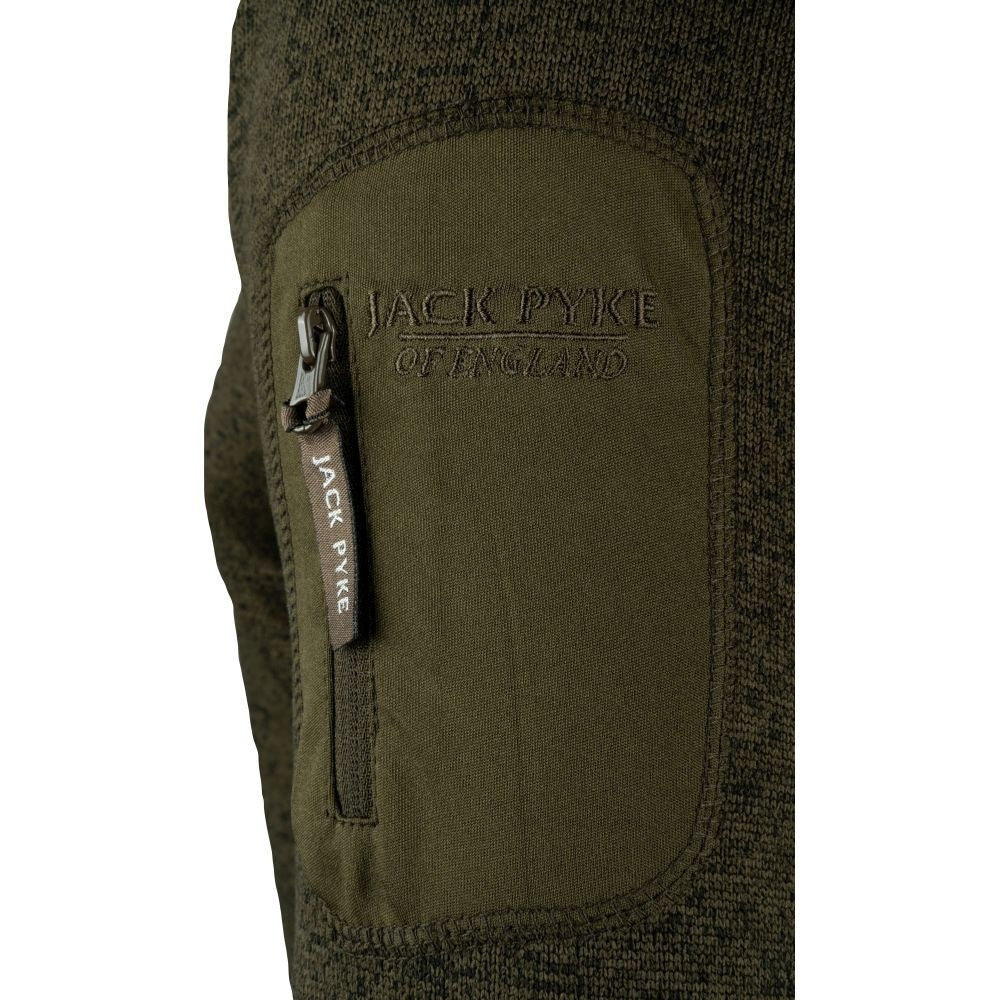 Bluza Tricot Fleece Jack Pyke Melange Quarter Zip - Îmbrăcăminte vânătoare - imagine 3 Jack Pyke ProTEREN