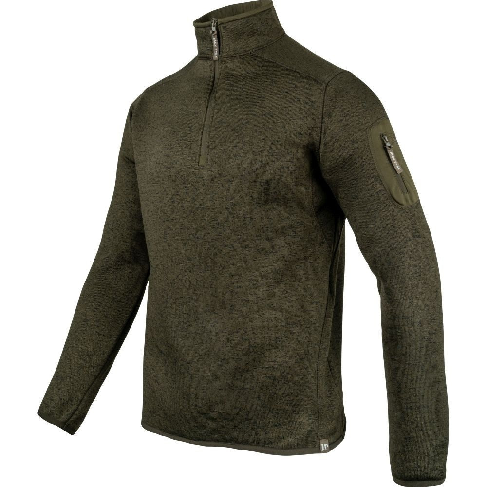 Bluza Tricot Fleece Jack Pyke Melange Quarter Zip - Îmbrăcăminte vânătoare - imagine 6 Jack Pyke ProTEREN