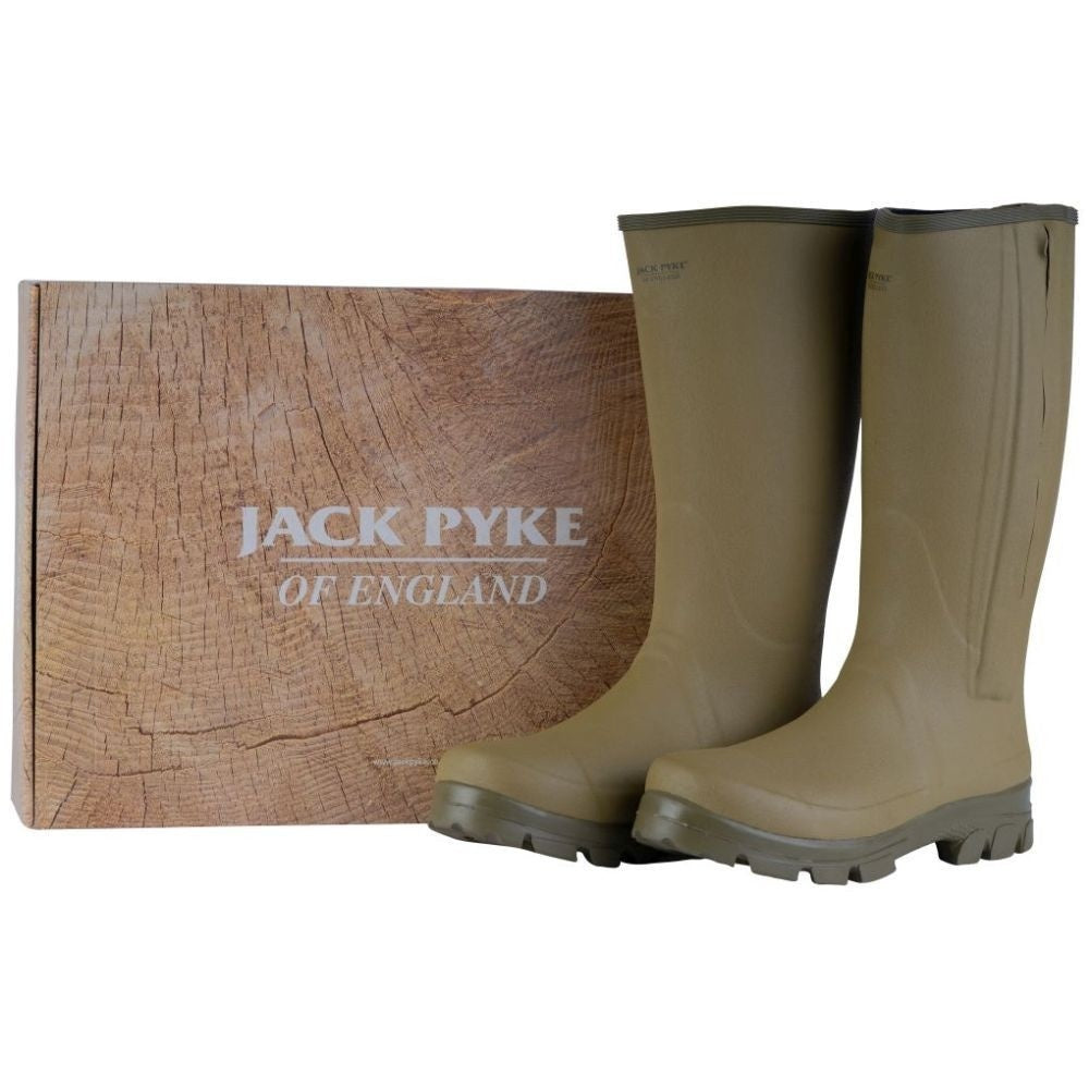 Cizme Cauciuc Jack Pyke Ashcombe Wellie Cu Fermoar - Cizme vânătoare - imagine 2 Jack Pyke ProTEREN