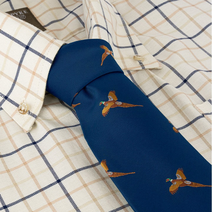 Cravata De Vanatoare Jack Pyke Cu Fazan – Culoare Navy - Cadouri vânătoare - imagine 3 Jack Pyke ProTEREN