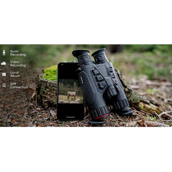 Binoclu cu termoviziune Hikmicro HABROK 4K HE25LN LRF 5.5–22×60