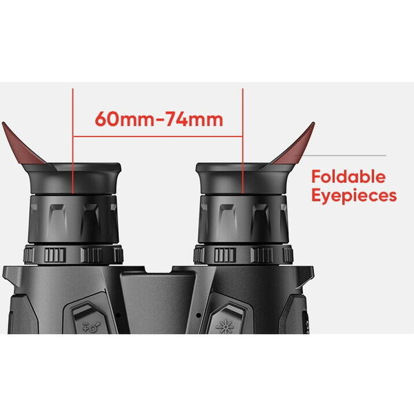 Binoclu cu termoviziune Hikmicro HABROK 4K HE25LN LRF 5.5–22×60