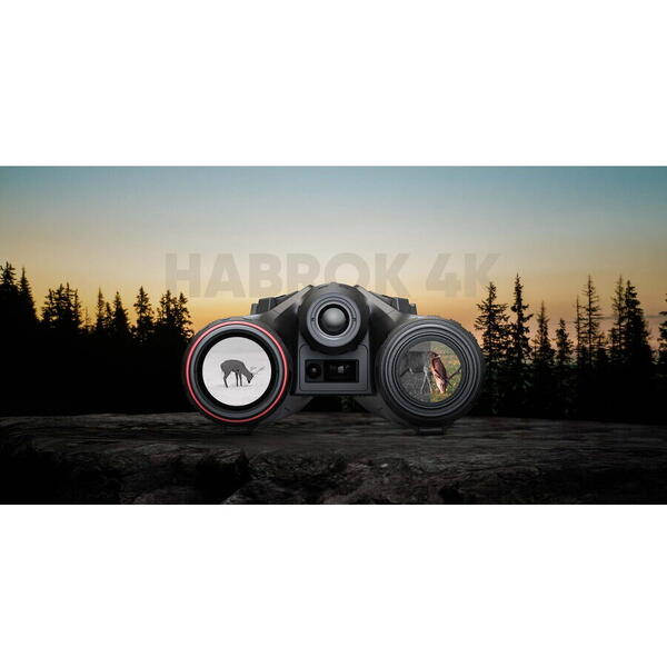 Binoclu cu termoviziune Hikmicro HABROK 4K HE25LN LRF 5.5–22×60
