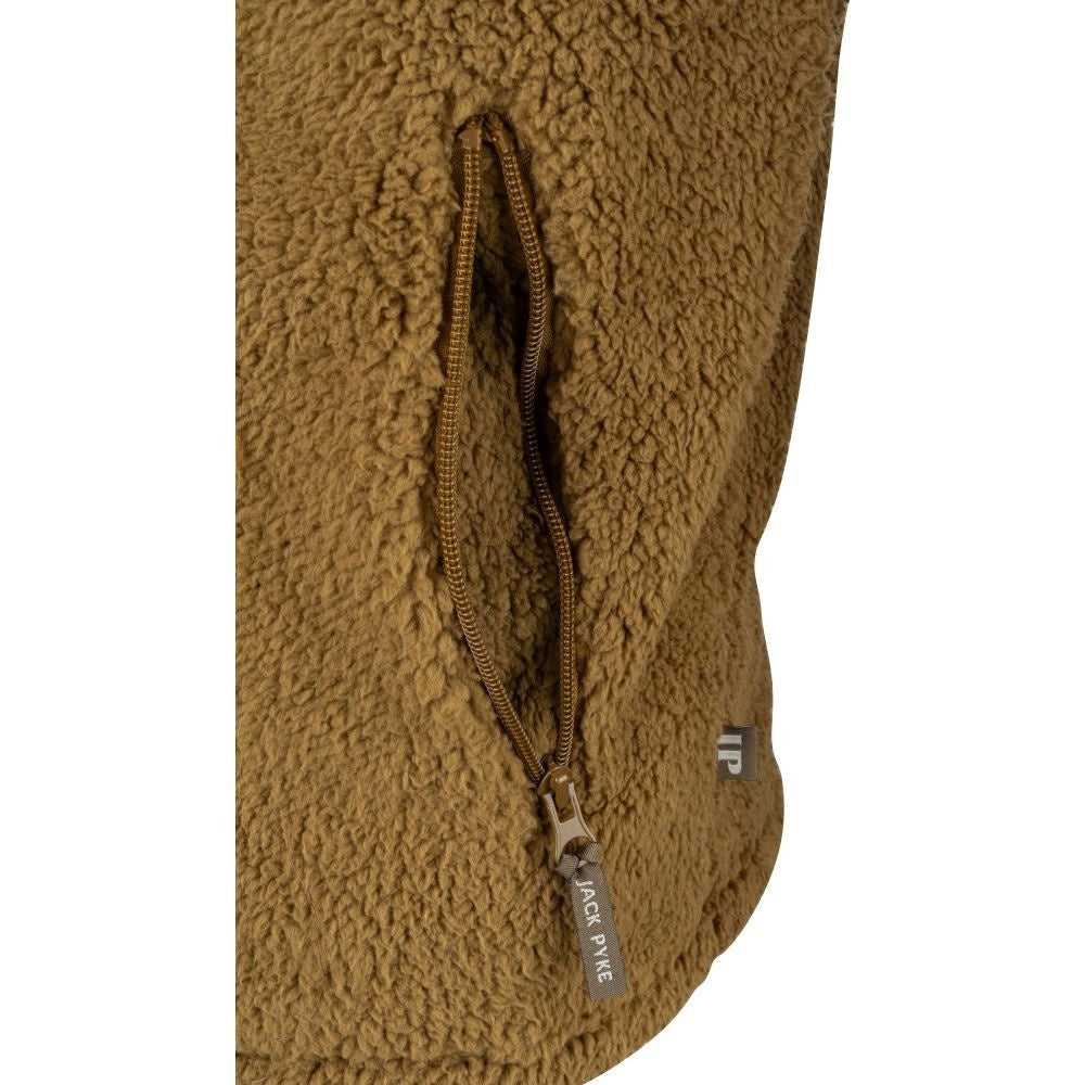 Jachetă Din Polar Sherpa Jack Pyke Gen 2, Camel - Îmbrăcăminte vânătoare - imagine 6 Jack Pyke ProTEREN