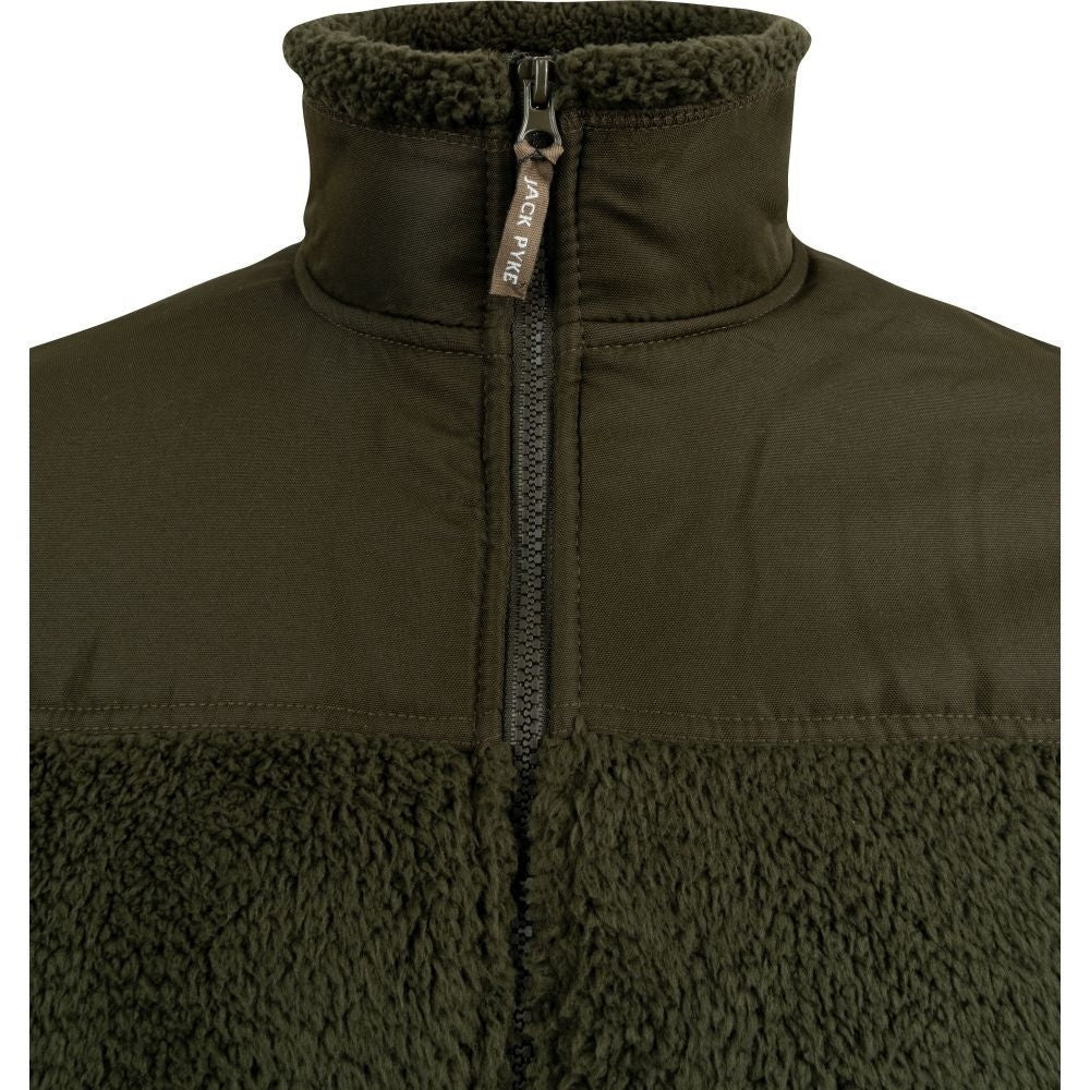 Jachetă Din Polar Sherpa Jack Pyke Gen 2, Oliv Închis - Îmbrăcăminte vânătoare - imagine 4 Jack Pyke ProTEREN