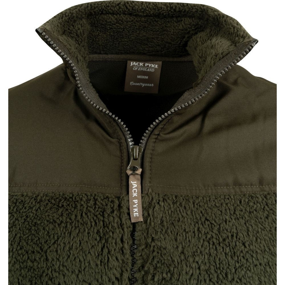 Jachetă Din Polar Sherpa Jack Pyke Gen 2, Oliv Închis - Îmbrăcăminte vânătoare - imagine 5 Jack Pyke ProTEREN