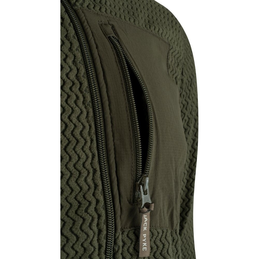 Jacheta Fleece Z Jack Pyke Lightweight, Verde - Îmbrăcăminte vânătoare - imagine 4 Jack Pyke ProTEREN