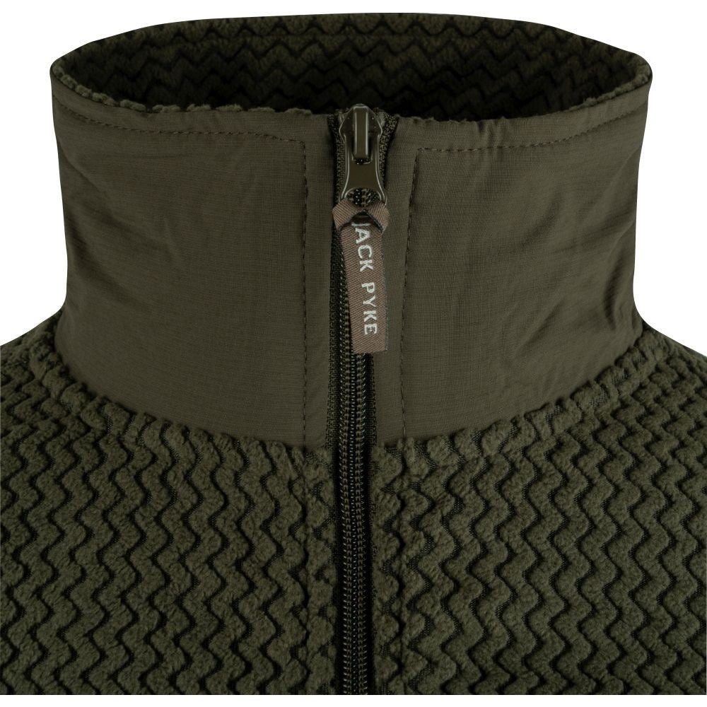 Jacheta Fleece Z Jack Pyke Lightweight, Verde - Îmbrăcăminte vânătoare - imagine 6 Jack Pyke ProTEREN