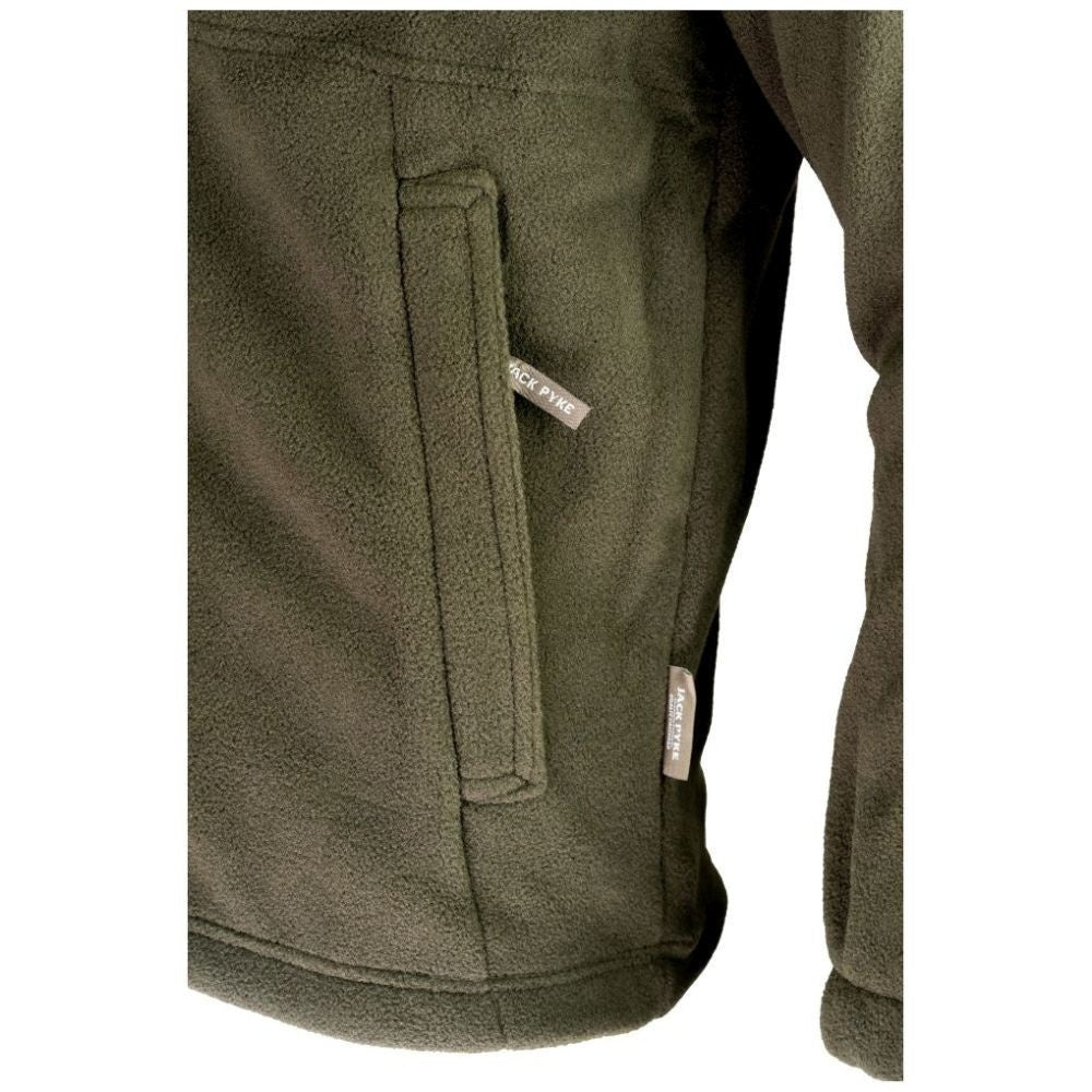 Jachetă Jack Pyke Countryman Fleece, Oliv Închis - Îmbrăcăminte vânătoare - imagine 2 Jack Pyke ProTEREN
