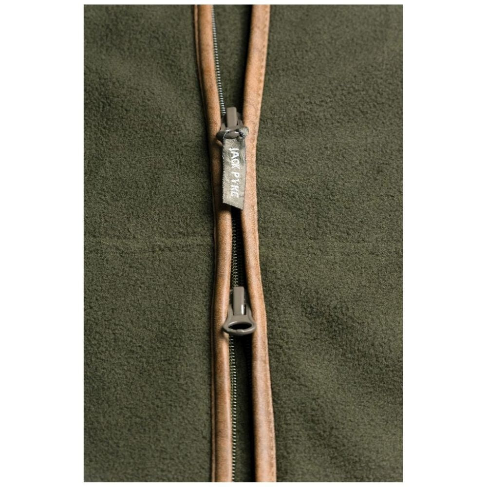 Jachetă Jack Pyke Countryman Fleece, Oliv Închis - Îmbrăcăminte vânătoare - imagine 6 Jack Pyke ProTEREN