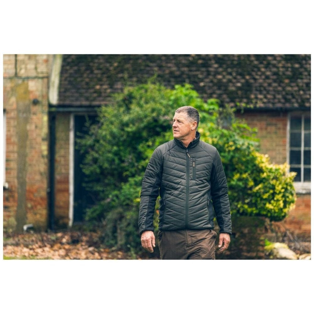 Jachetă Matlasată Fleece Jack Pyke Hybrid, Verde - Îmbrăcăminte vânătoare - imagine 7 Jack Pyke ProTEREN