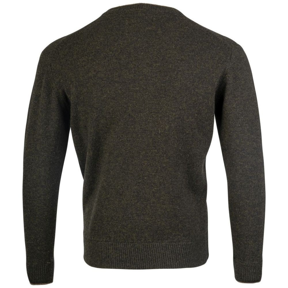 Jack Pyke Ashcombe Pulover 100% Lână De Miel Cu Decolteu V, Culoare Oliv - Îmbrăcăminte vânătoare - imagine 6 Jack Pyke ProTE