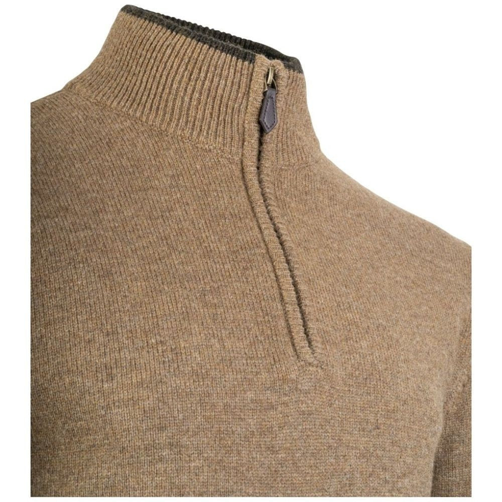 Jack Pyke Ashcombe Pulover 100% Lână De Miel Cu Fermoar, Culoare Bej - Îmbrăcăminte vânătoare - imagine 5 Jack Pyke ProTEREN