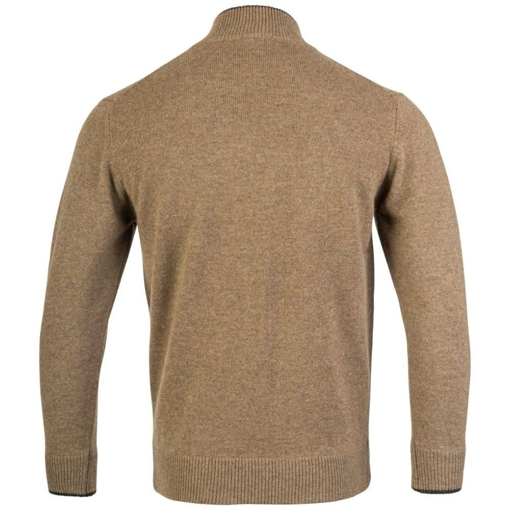 Jack Pyke Ashcombe Pulover 100% Lână De Miel Cu Fermoar, Culoare Bej - Îmbrăcăminte vânătoare - imagine 8 Jack Pyke ProTEREN