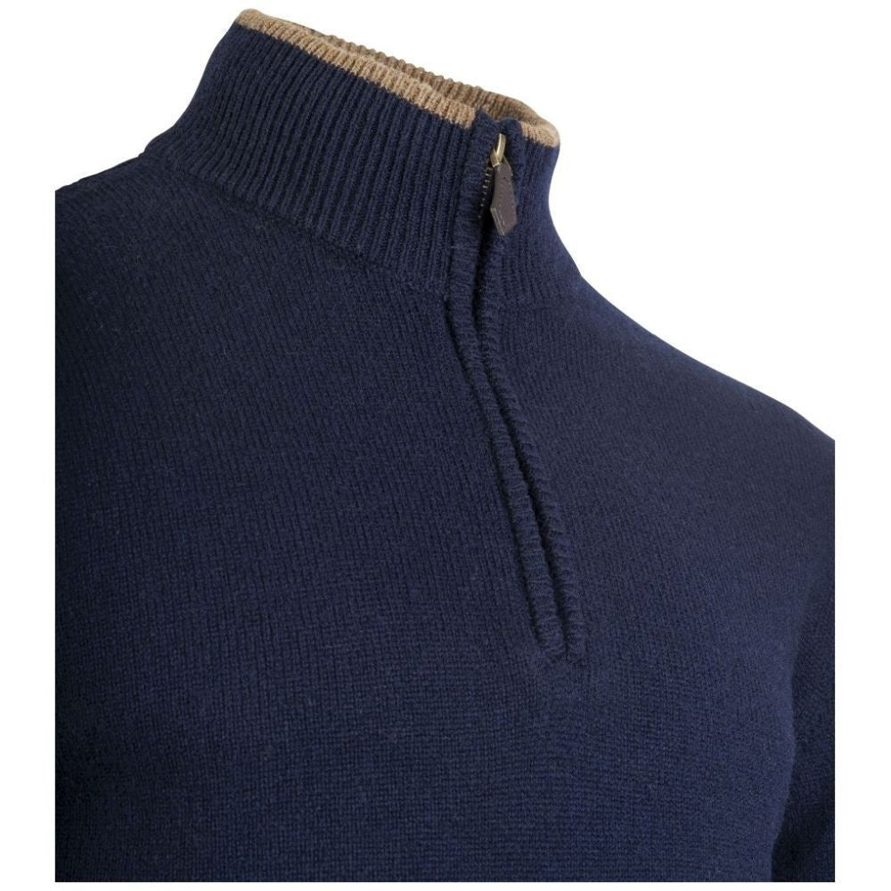 Jack Pyke Ashcombe Pulover 100% Lână De Miel Cu Fermoar, Culoare Bleumarin - Îmbrăcăminte vânătoare - imagine 5 Jack Pyke Pro