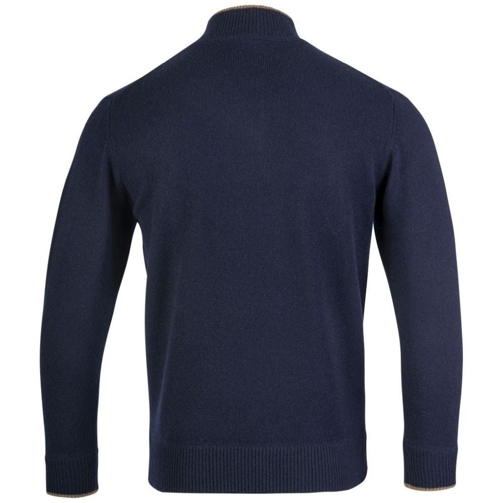 Jack Pyke Ashcombe Pulover 100% Lână De Miel Cu Fermoar, Culoare Bleumarin - Îmbrăcăminte vânătoare - imagine 6 Jack Pyke Pro