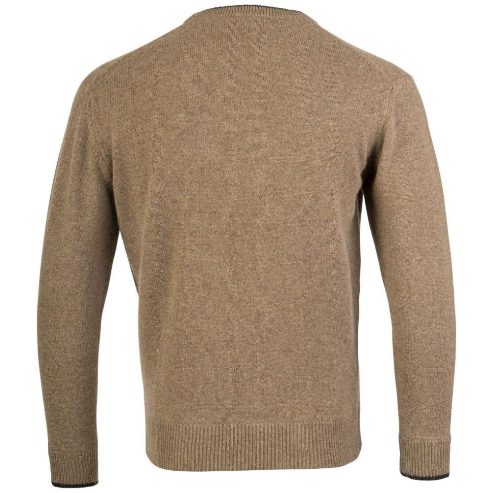 Jack Pyke Ashcombe Pulover 100% Lână De Miel Cu Guler O, Culoare Bej - Îmbrăcăminte vânătoare - imagine 6 Jack Pyke ProTEREN