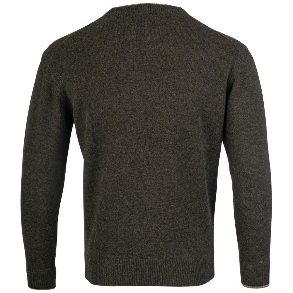 Jack Pyke Ashcombe Pulover 100% Lână De Miel Cu Guler O, Culoare Oliv - Îmbrăcăminte vânătoare - imagine 6 Jack Pyke ProTEREN