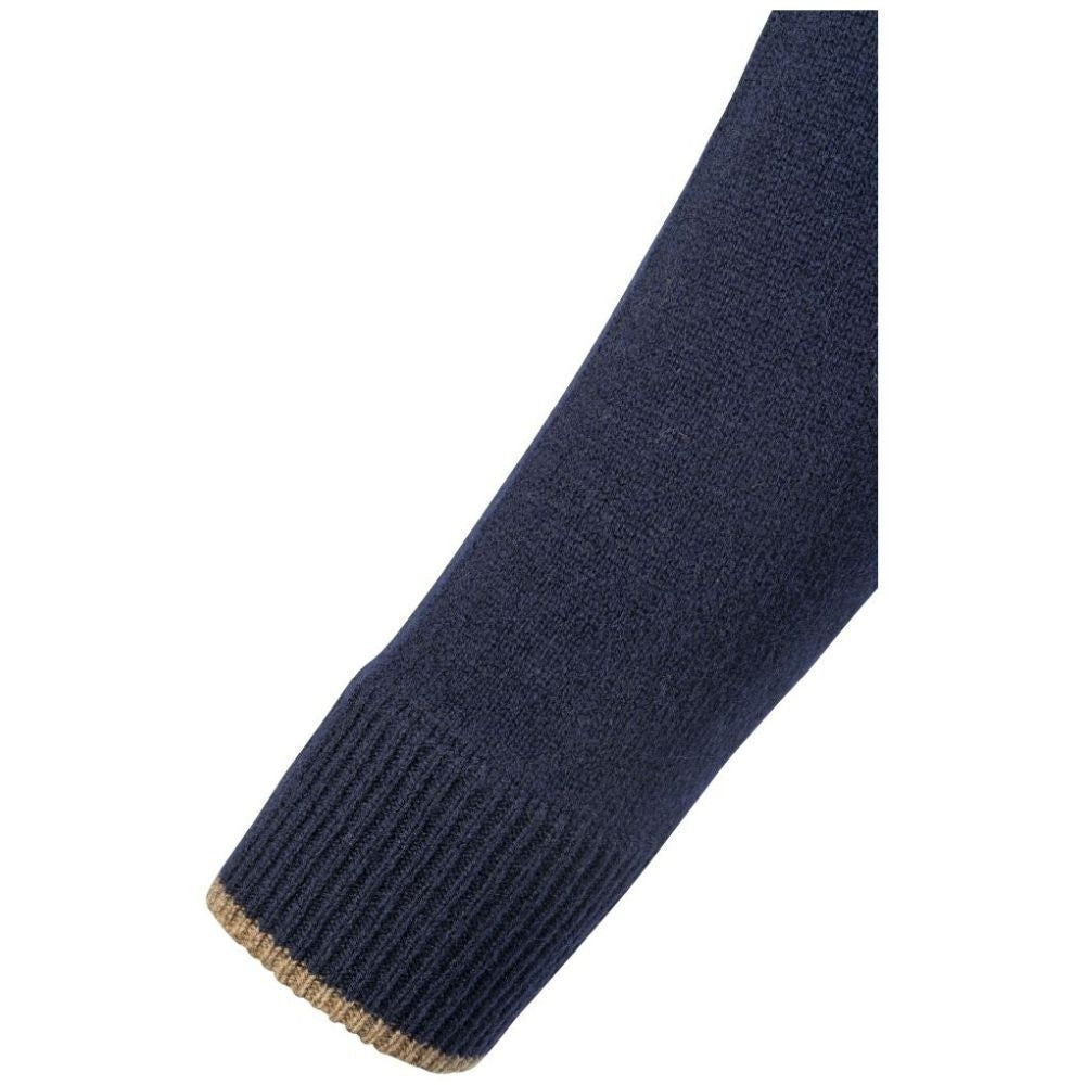 Jack Pyke Ashcombe Pulover 100% Lână De Miel Cu Guler O, Culoare Bleumarin - Îmbrăcăminte vânătoare - imagine 5 Jack Pyke Pro