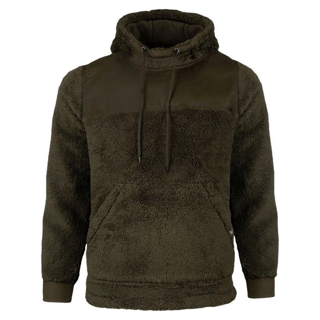 Jack Pyke Sherpa Fleece Hoodie Gen 2 Dark Olive - Îmbrăcăminte vânătoare - imagine produs Jack Pyke ProTEREN
