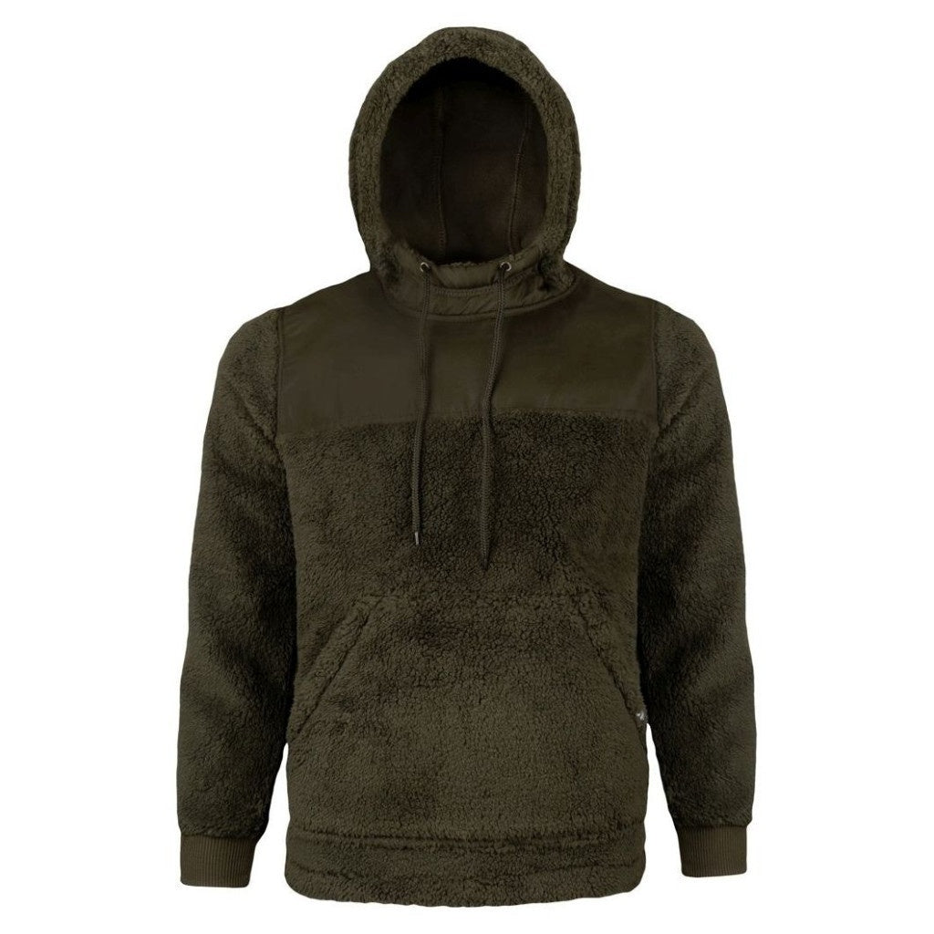 Jack Pyke Sherpa Fleece Hoodie Gen 2 Dark Olive - Îmbrăcăminte vânătoare - imagine 5 Jack Pyke ProTEREN