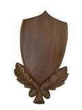 Panoplie Sculptata, Pentru Trofeu Caprior, Lemn, Maro Inchis, 36X21 Cm ProTEREN - Panoplii trofee - imagine produs ProTEREN