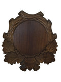 Panoplie Sculptata, Pentru Trofeu Mistret, Lemn, Maro Inchis, 30.5X33 Cm ProTEREN - Panoplii trofee - imagine produs ProTEREN