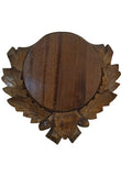 Panoplie Sculptata, Pentru Trofeu Mistret, Lemn, Maro Inchis, 30X33 Cm ProTEREN - Panoplii trofee - imagine produs ProTEREN