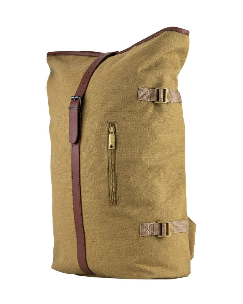 Rucsac Extensibil Canvas Din Bumbac Cu Densitate Mare Jack Pyke, Cu Clapetă Pliabilă, Maro Deschis - imagine 2 Jack Pyke ProT