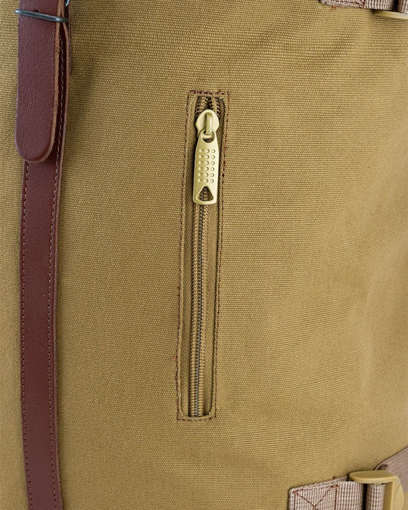 Rucsac Extensibil Canvas Din Bumbac Cu Densitate Mare Jack Pyke, Cu Clapetă Pliabilă, Maro Deschis - imagine 5 Jack Pyke ProT