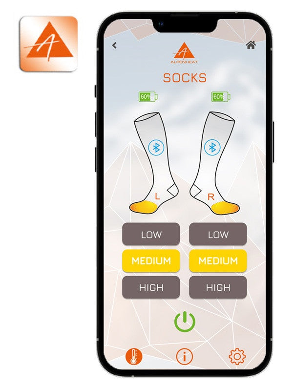 Sosete Incalzite Alpenheat Fire-Socks Aj26App Marime M - Îmbrăcăminte încălzită - imagine 4 ProTEREN