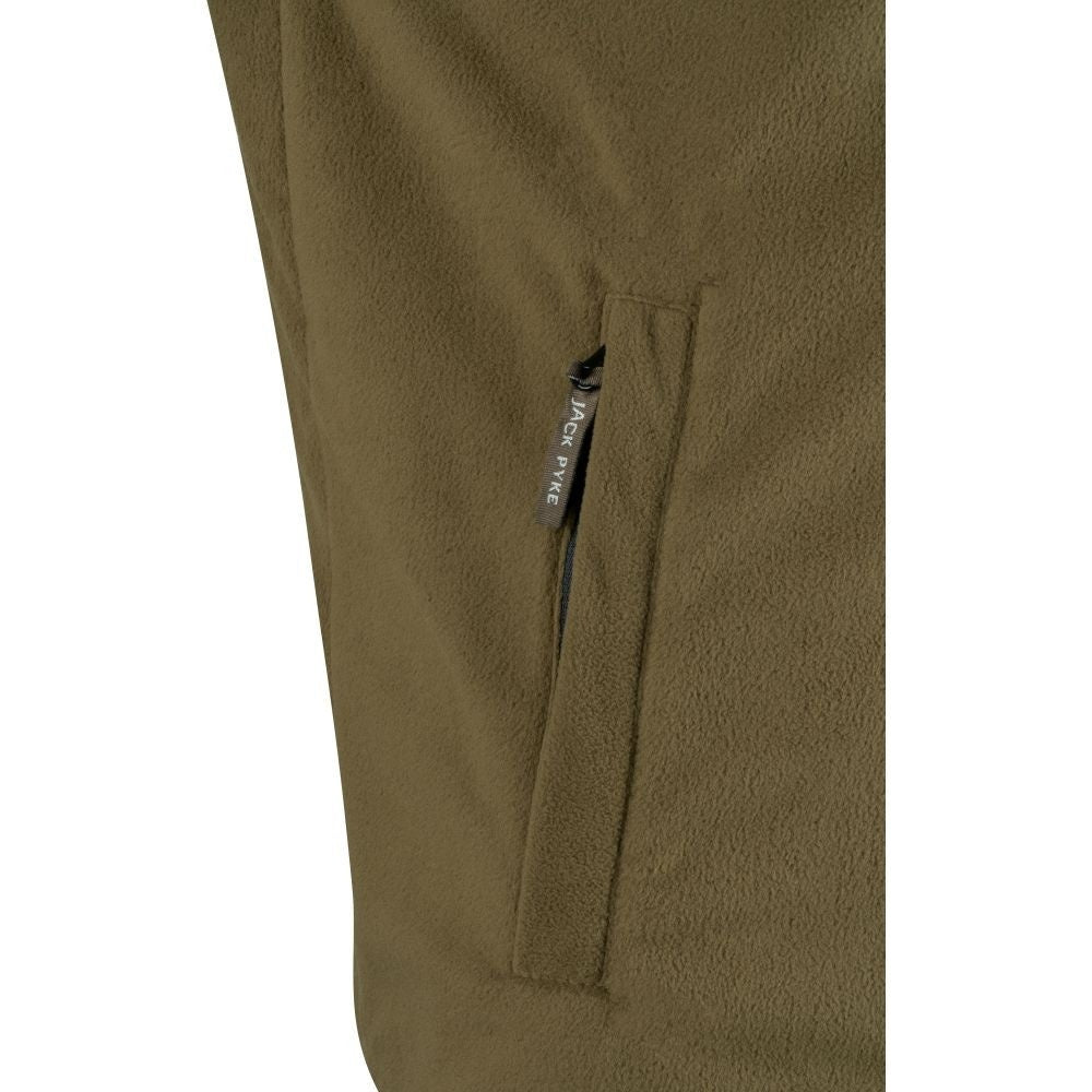 Top Jack Pyke Snap Neck Fleece, Muștar Închis - Îmbrăcăminte vânătoare - imagine 3 Jack Pyke ProTEREN