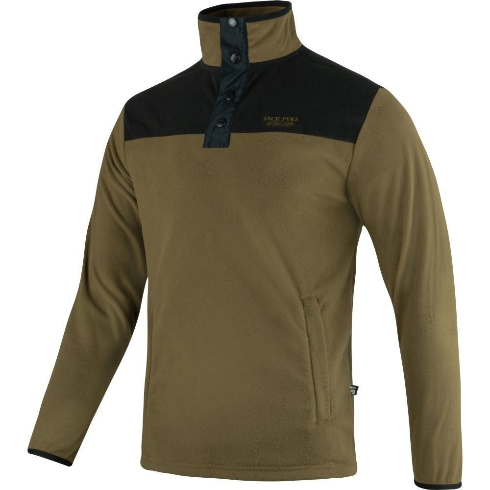 Top Jack Pyke Snap Neck Fleece, Muștar Închis - Îmbrăcăminte vânătoare - imagine 6 Jack Pyke ProTEREN