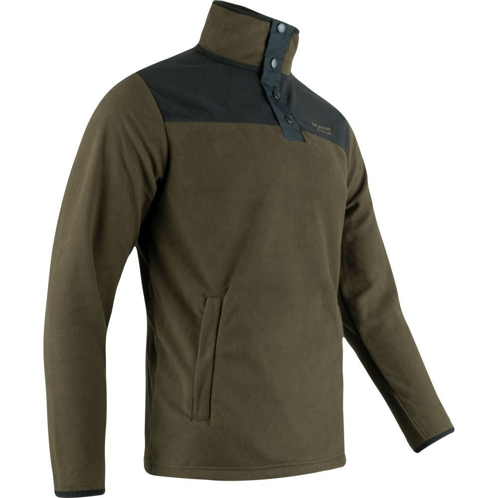 Top Jack Pyke Snap Neck Fleece, Oliv Închis - Îmbrăcăminte vânătoare - imagine 5 Jack Pyke ProTEREN