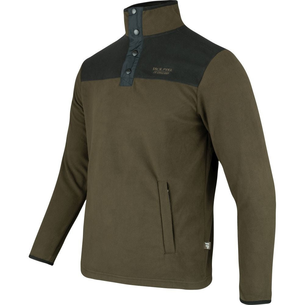Top Jack Pyke Snap Neck Fleece, Oliv Închis - Îmbrăcăminte vânătoare - imagine 7 Jack Pyke ProTEREN