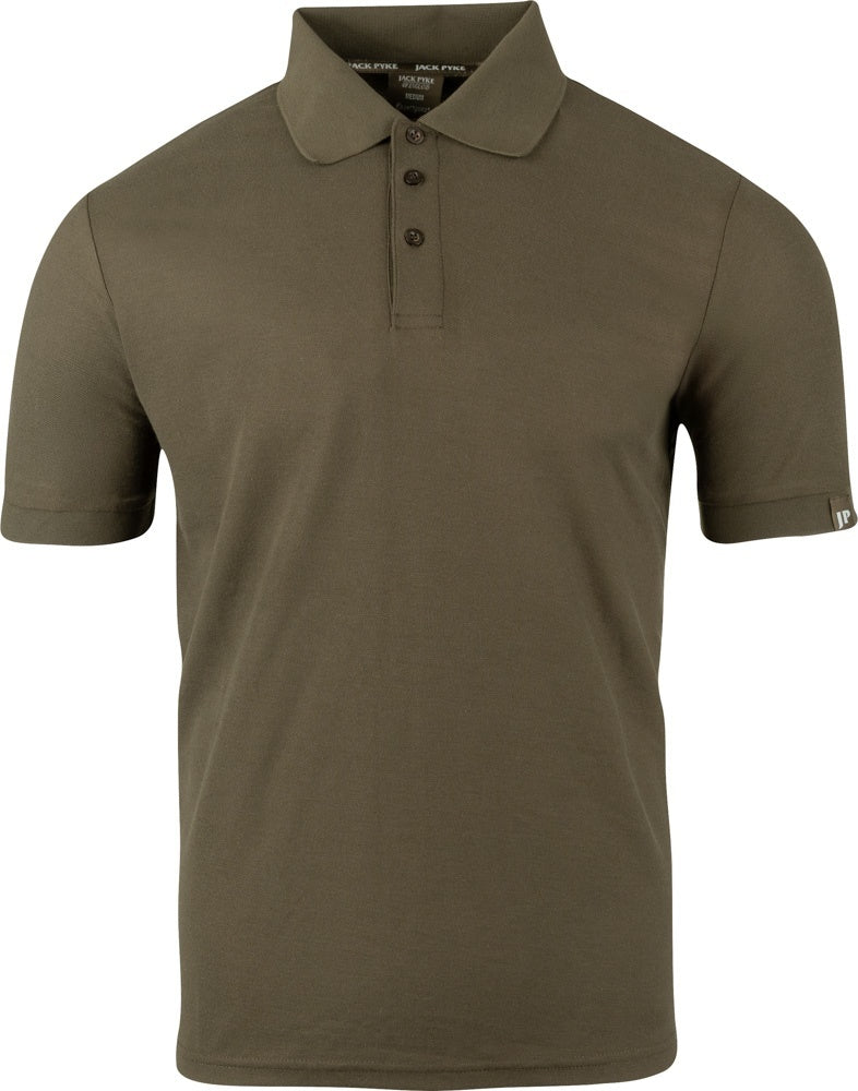 Tricou Polo Jack Pyke Shires Verde – Elegant Și Confortabil - Îmbrăcăminte vânătoare - imagine produs Jack Pyke ProTEREN