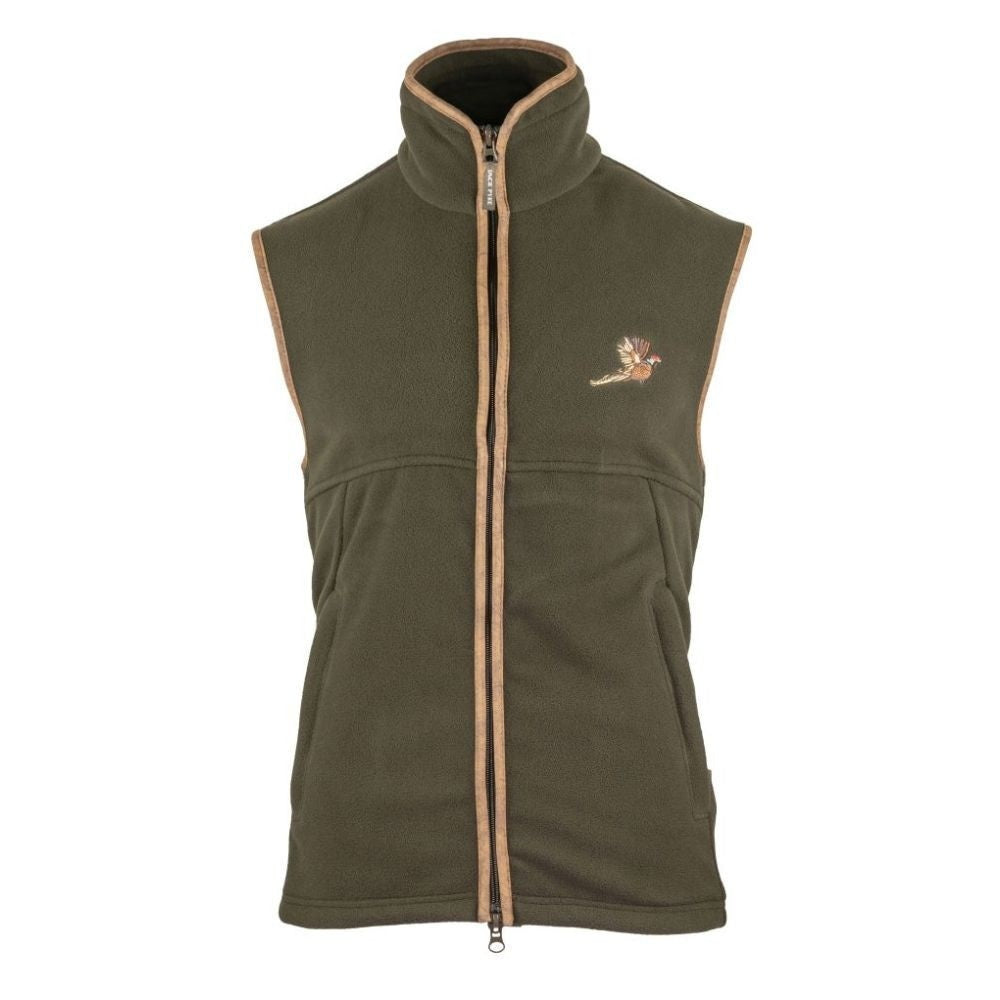 Vesta De Lână Jack Pyke Countryman Fleece Gilet Pheasant, Culoare Oliv Închis - Îmbrăcăminte vânătoare - imagine produs Jack 