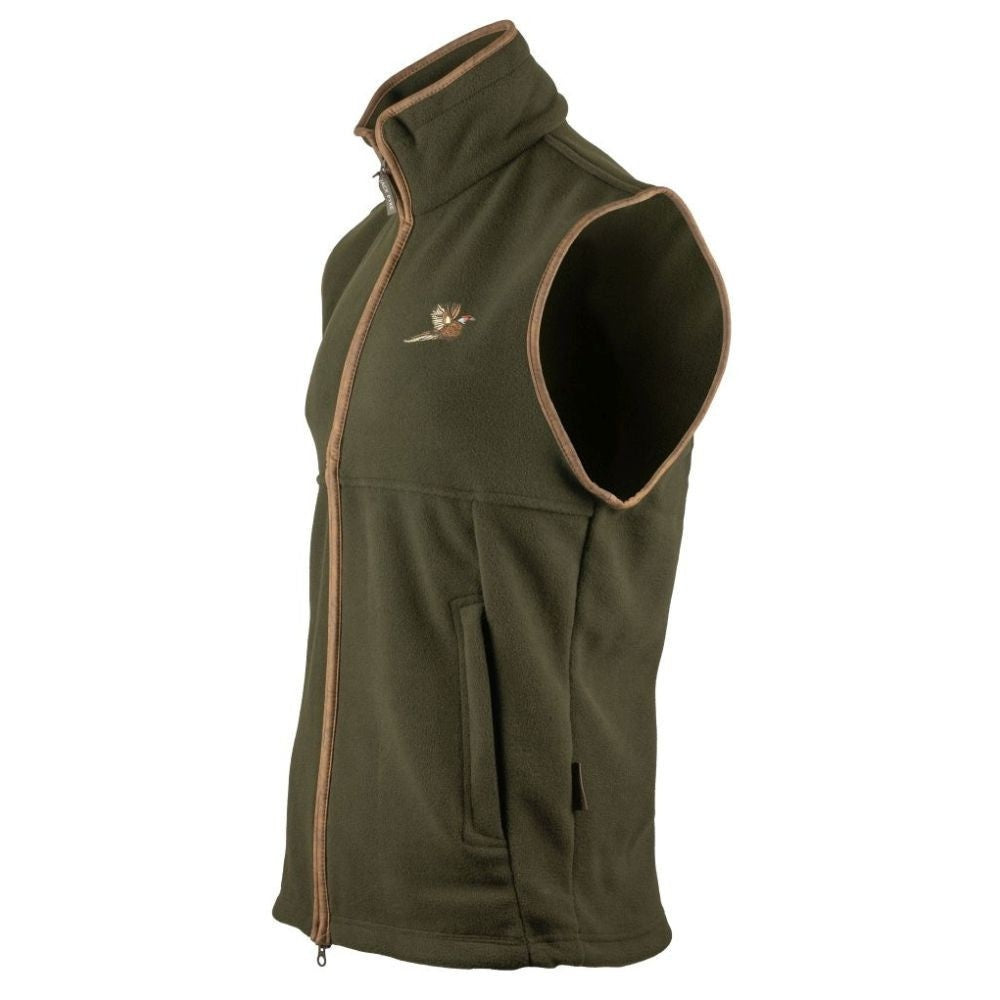 Vesta De Lână Jack Pyke Countryman Fleece Gilet Pheasant, Culoare Oliv Închis - Îmbrăcăminte vânătoare - imagine 4 Jack Pyke 