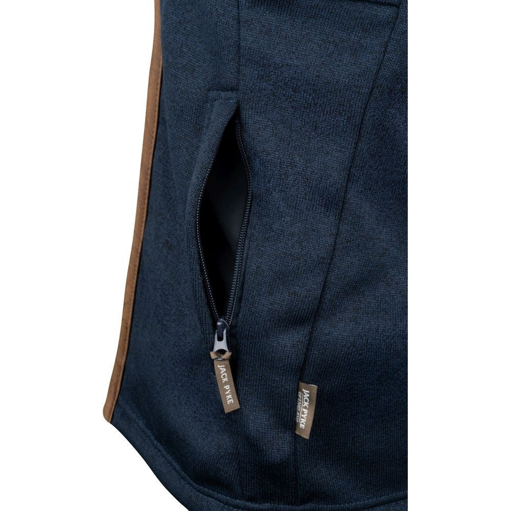 Vestă Fleece Jack Pyke Melange – Bleumarin - Îmbrăcăminte vânătoare - imagine 3 Jack Pyke ProTEREN